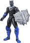 Avengers Marvel Mech Strike 6-inch Scale Action Figure Toy Black Panther with Compatible Mech Battle Accessory