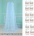 haozaikeji Baby Crib Mosquito Net Breathable Crib Canopy Netting Baby Bed Cot Mosquito Net Hanging Dome Canopy (Without
