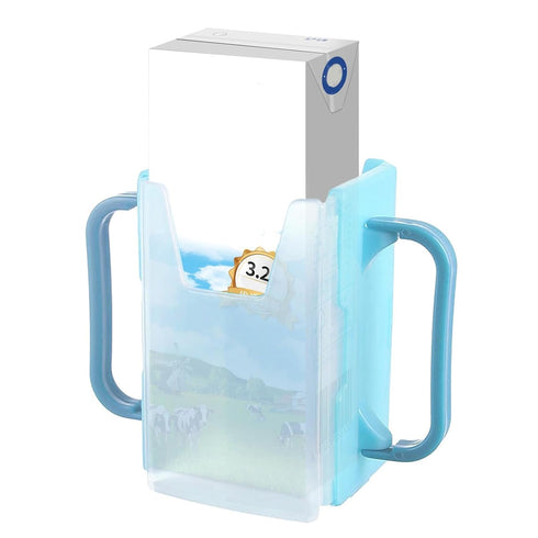 Generic Milk Box Holder - No Squeeze Cup Holder Milk Box, Reusable Juice Bag Holder, Portable Juice Bag Length