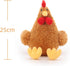 Rooster,10Inches) Apricot Lamb Toys Plush Ginger Rooster Stuffed Animal Soft Cuddly Perfect for Child (Ginger