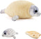 20’’ Molting Seal Plush Pillow, Chubby Blob Seal Stuffed Animal, Cute Kids' Throw Pillow, Gifts for Birthday,