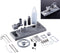 Hot Air Stirling Engine Assembly Kit - Electricity Power Generator LED Lights Kit for Engineers and Adults