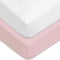American Baby Company 2 Pack Fitted Crib Sheets 52" x 28" -