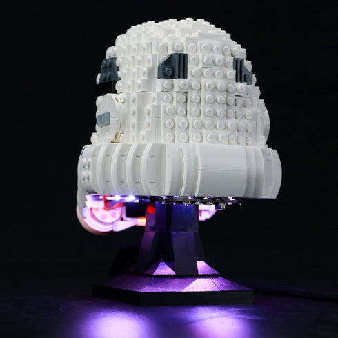 BRIKSMAX Led Lighting Kit for Stormtrooper Helmet, Compatible with Lego 75276 Building Blocks Model