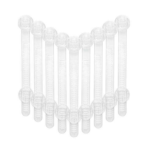 Snowharp Baby Proof Cabinet Locks, Safe Quick and Easy Transparent Drawer Door Latches,
