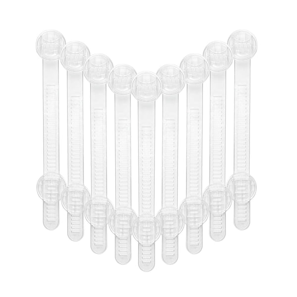 Snowharp Baby Proof Cabinet Locks, Safe Quick and Easy Transparent Drawer Door Latches,
