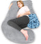 Chilling Home Memory Foam Pregnancy Pillow, J Shape Pregnancy Pillows for Sleeping,