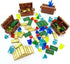 ZHX Treasure Accessories Building Blocks Set for Kids, Jewel Chest, Gems, Crystals, $100 Cash Toy