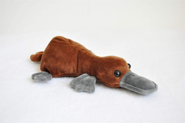 TAMMYFLYFLY 8.6" Realistic Platypus Soft Plush Pillow, Kawaii Stuffed Animals Toys for Kids' Gifts