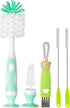 Baby Bottle Brush 4 in 1, Bottle Cleaner Brush Set, with Nylon Bottle Brush, Cap Brushes, Straw Brushes, BPA-Free
