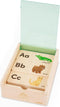Battat One-Match Puzzle, Alphabets Wooden Puzzle for Toddlers, Educational Toys, 3 Years +, Self-Correcting