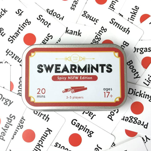 Swearmints Spicy NSFW Edition - Portable Adult Party Game That Fits in Your Pocket - Unique Gift Idea