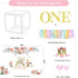 PYCALOW 1st 1st First Birthday Decorations Girl - Girl Decorations Include Balloon Garland Arch, Box, Backdrop, Hat