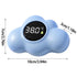 Generic Swimming Bathtub Temperature Gauge PP Cloud Shaped Waterproof Digital Thermometer | LED Display Bath Safety Toy
