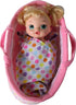 Pastel Polka Dot Baby Doll Bed 15" | Baby Doll Bassinets, Play Baby Doll Carrier, Doll Baby Carriers, Baby Doll Carrier Bed, Dolls Bassinets, Bassinet for Dolls, Dolls Carrier, Soft Doll Carrier