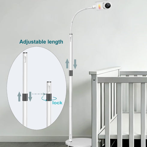 EYSAFT Max/VM901/VM924/VM919/RM7764,Momcozy,Babysense(MaxView),HelloBaby,Heavy-Duty Baby Monitor Floor Stand Mount