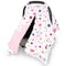 Pea Pod Car Seat Cover for Baby, Infant Carseat Cover with Peekaboo