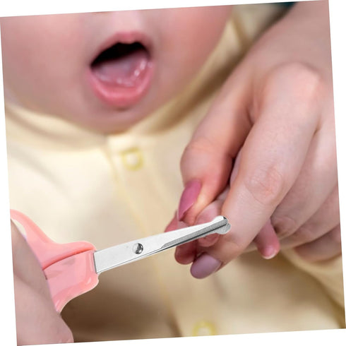 Nail Care Versatile Grooming Kit with Cute Case Includes Nail Clipper Scissors File Tweezer for Newborn Fingernail
