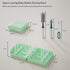 Set 16 Set Portable Baby Bottle Brush with Multiple Brushes,Soap Dispenser, Foldable Bottle Drying Rack for Bottles
