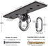 Dolibest Wall Mount Bracket, Ceiling Anchor for Home Suspension Training Kit, Suspension Straps, Gymnastic Rings, Yoga