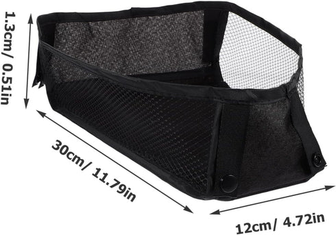 Abaodam Universal Baby Stroller Organizer, Bottom Pouch Mesh Cargo Net for Stroller Storage, Fits Most Strollers