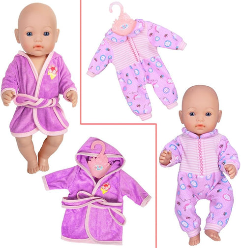 10 Sets 14-16 inch Dolls43 cm 15 inch 18 inch Ebuddy Doll Clothes Baby Doll Clothes Fit for Baby new Born Baby Dolls