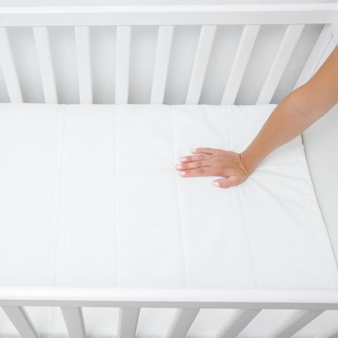 Bistras 28" 52", Deluxe Waterproof Zippered Crib Mattress Cover, x Standard Size, Vinyl, Keeps Mattress Fresh & Clean