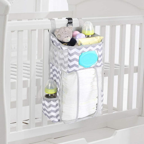 Youngy Nursery Diaper Stacker - Storage Solution for Crib or Wall