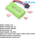 2PCS 7.4V 500mah SM-4P Plug Charging Battery - USB Charging Cable for EC16 DE85 RC Toy Car Model