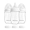 Natural Glass Baby Bottles Gentle & Slow Flow, Newborn Breastfeeding Bottle with