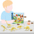 5 12 Set Drama Planet Dinosaur Air Dry Clay Kit Create Dinosaur Models with Colors of Modeling Clay, Instruction Guide
