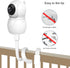 Baby Monitor Mount Compatible with BG1049 and Most Baby Monitors, Universal Holder, Flexible Mount Attaches to Crib