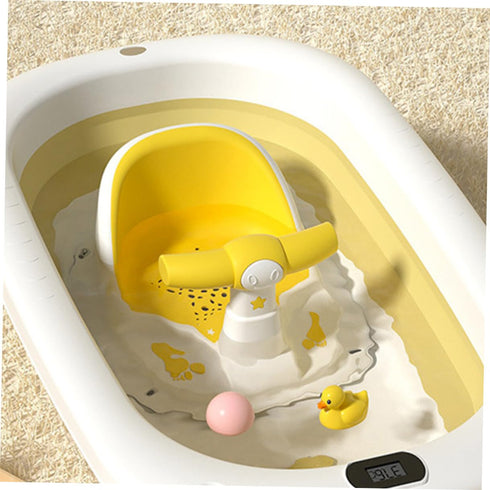 Setup Bath Seat Antislip Bathtub Chair for Newborns Safe Stable Support Construction Easy Bathing Aid