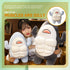 Toddmomy 1PCS Cute 3D Muscle Shark Plush Toy, Soft Stuffed Shark Animal Doll, Kawaii Hugging Pillow for Kids Xmas