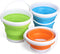 3L Jumbo Foldable Buckets, Silicone Sand Beach Toy Pails for Kids and Adults, Multi Use for Outdoor Activities