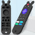 Baby Teething Toys, TV Remote Control & Phone Shape Teether Toys for 6-12 Months, Soft Silicone Chew Toys