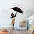 DEKOSH Baby Girl Nursery Decor - Peel & Stick Decorative Wall Decals for Teen Girl Bedroom