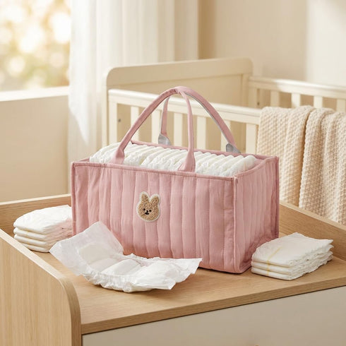 KCWVSIE Diaper Caddy Organizer for Changing Table,Car Organizers and Wipes Storage Portable Storage for Newborn