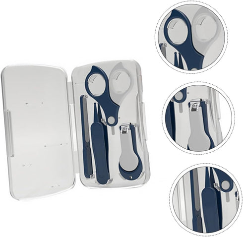 Set SUPVOX Baby Nail Clippers for Newborns Infant Manicure Kit Safety Scissors Portable Nail Grooming Tools Material