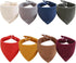 PurlHaven Muslin Bibs, 8 Pack Baby Bandana Drool Bibs,Extra Absorbent Soft Cotton,Baby Bib