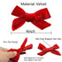 Yxiang 24PCS Velvet Hair Clips and Barrettes for Baby Girls, 4 inches Hair Bows, Non Slip Barrettes for Toddlers