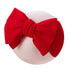 KIDOCHEESE Big Bows Baby Girl Headbands with Bows, Elastics Nylon Hairbands, Oversized Head Wraps, Large Hair Bow