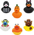 6-Pack Summer 2 Inches The Dreidel Company Halloween Rubber Duck Toy Duckies for Jeeping, Fun Bath Birthday Gifts Baby