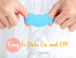 Pack 6 Silicone Baby Bottle Labels for Daycare, Write and Reusable Waterproof Daycare Label for Baby Bottle