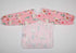 Baby Bib Sleeved Shirt with Pocket for Toddler Painting Girls, 1-3 years (Pink Alpaca)
