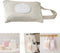 REDYY Stylish White Tissue Box Organizer for Strollers - Modern Design