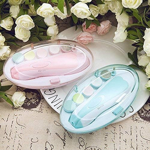 changle Trimmer, Newborn Babies Electric Nail Portable Quiet Baby Electric Nail File Clipper,Trim Polish Grooming Kit