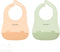 Silicone Bibs for Babies and Toddlers - Adjustable Waterproof Soft Durable Bibs with Large Pocket for 6M+