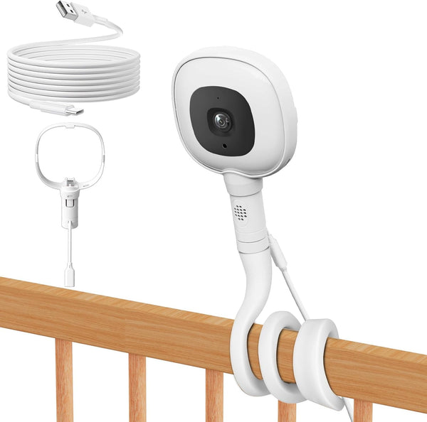 Pyfhy Flex Baby Monitor Charger Mount for Nanit Pro Baby Monitor with Type-C