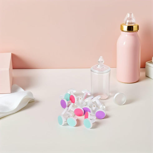 SOPOTUTU 18pcs Trimmer 3-Color 1-12+ Nail Buffer Replacement Heads for Electric Nail File Grinding Pads for Infants